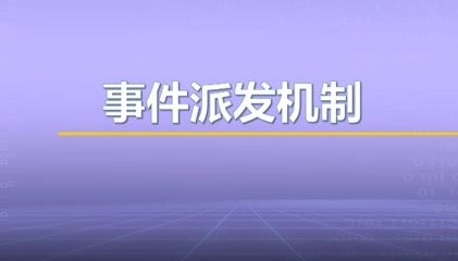 视频教学 | JAVA程序设计 7.7-事件派发机制